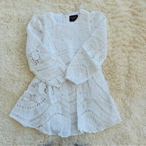 Bardot Junior White Lace Top